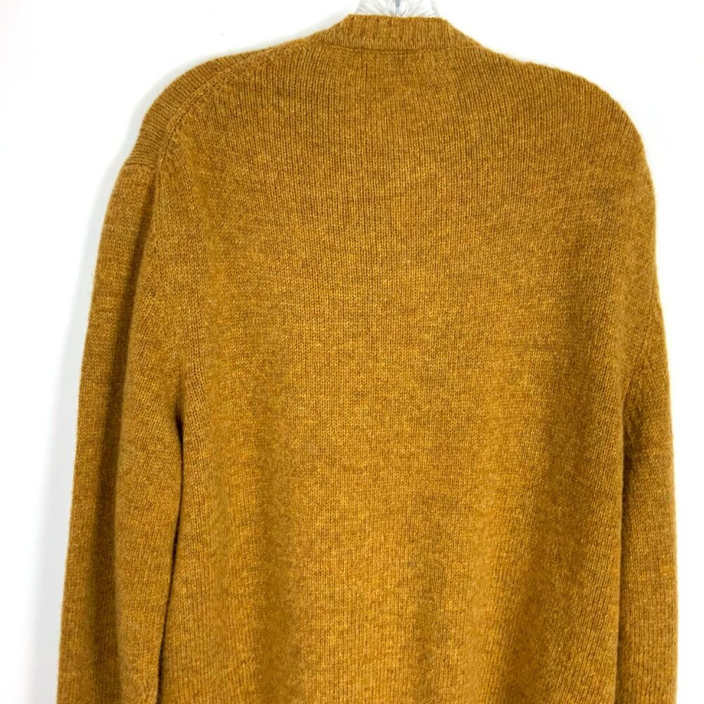 Valentino Jeans Vintage Virgin Wool Men's Knit Melange Crew Sweater Sz 52 (L-XL) - Picture 8 of 16